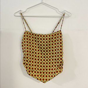 Reformation Silk Scarf Top - Small